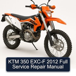 2012 KTM 350 EXC-F Service Repair Workshop Manual PDF