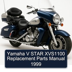 1999 Yamaha Royal Star Venture V XVS1100 Replacement Parts Catalog PDF