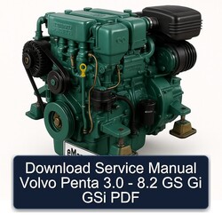 Volvo Penta 3.0 - 8.2 GS Gi Gsi Service Repair Workshop Manual PDF