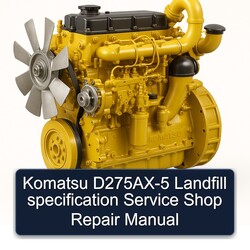 Komatsu 140 3 D275ax-5 Landfill Shop Service Repair Workshop Manual PDF