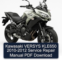 2010-2012 Kawasaki Versys KLE650 Service Repair Workshop Manual PDF
