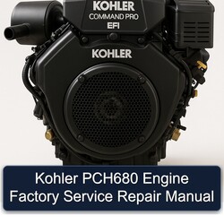 Kohler Command Pro EFI Models PCH680 Engine Service Repair Workshop Manual PDF