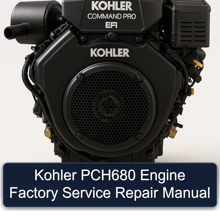 Kohler Command Pro EFI Models PCH680 Engine Service Repair Workshop Manual PDF