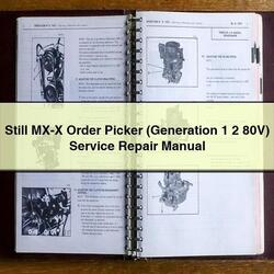 Still MX-X Order Picker (generation 1 2 80v) Service Repair Workshop Manual PDF