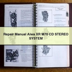 Aiwa XR M70 CD Stereo System Service Repair Workshop Manual PDF