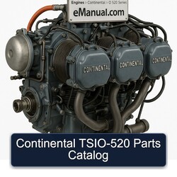 Continental O 520 Series TSIO-520 Parts Catalog PDF