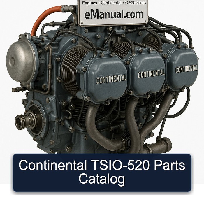 Continental O 520 Series TSIO-520 Parts Catalog PDF