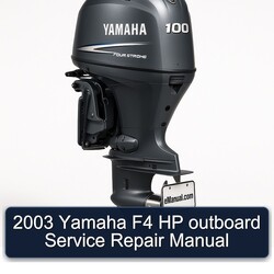 2003 Yamaha F4 HP Outboard Service Repair Workshop Manual PDF