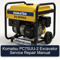 Komatsu Pc75uu-2 Excavator Service Repair Workshop Manual PDF
