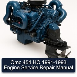 1991-1993 Omc 454 HO - Engine Service Repair Workshop Manual PDF
