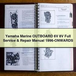 1996 Yamaha Marine Outboard 6V 8V -onwards Service Repair Workshop Manual PDF
