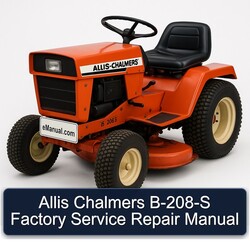 Allis Chalmers B-208-s Service Repair Workshop Manual PDF