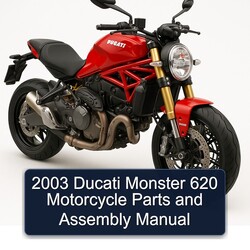 2003 Ducati 620 Monster Motorcycle Parts Assembly Service Repair Workshop Manual PDF