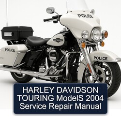 2004 Harley Davidson Touring Models Service Repair Workshop Manual PDF