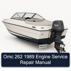 1989 Omc 262 Engine Service Repair Workshop Manual PDF