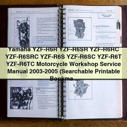 2003-2005 Yamaha YZF Models Yzf-r6r, Yzf-r6sr, Yzf-r6rc, Yzf-r6src, Yzf-r6s, Yzf-r6sc, Yzf-r6t, YZF-R6TC Motorcycle Service Repair Workshop Manual PDF
