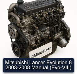 2003-2008 Mitsubishi Lancer Evolution 8 - (EVO-VIII) Service Repair Workshop Manual PDF