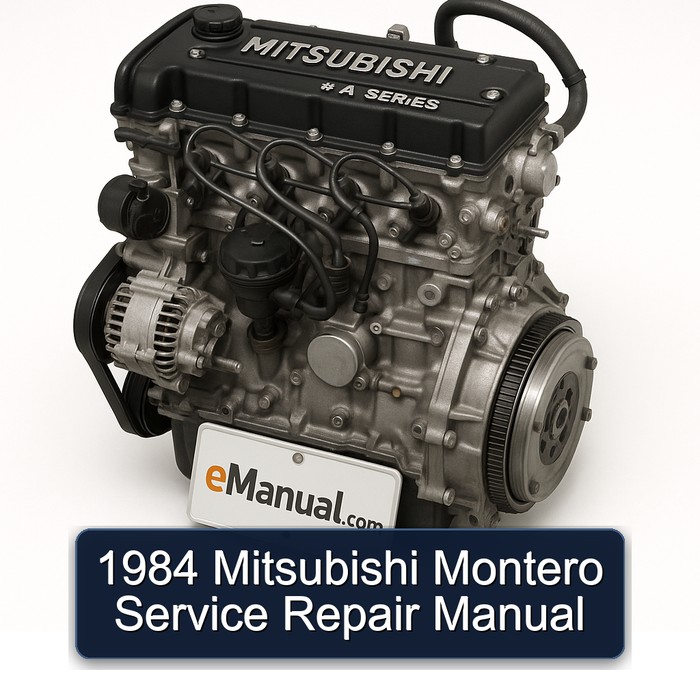 1984 Mitsubishi 380 Montero Service Repair Workshop Manual PDF