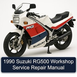1990 Suzuki RG Series RG500 Service Repair Workshop Manual PDF