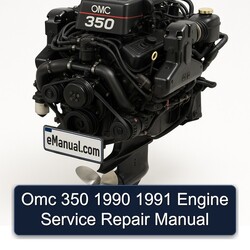 1990-1991 Omc 350 Engine Service Repair Workshop Manual PDF