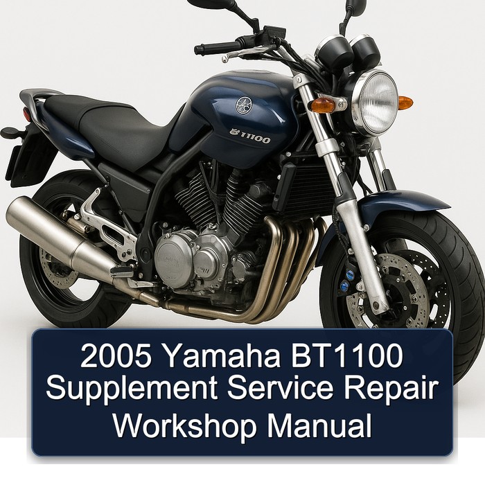 2005 Yamaha BT1100 Bulldog Supplement Service Repair Workshop Manual PDF