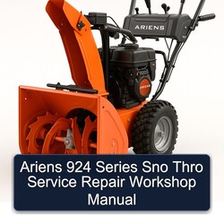 Ariens 924 Series Sno Thro Service Repair Workshop Manual PDF