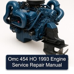 1993 Omc 454 HO Engine Service Repair Workshop Manual PDF