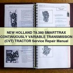 New Holland T8.380 Smarttrax Continuously Variable Transmission (CVT) Tractor Service Repair Workshop Manual PDF