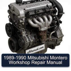 1989-1990 Mitsubishi 3000GT Montero Service Repair Workshop Manual PDF