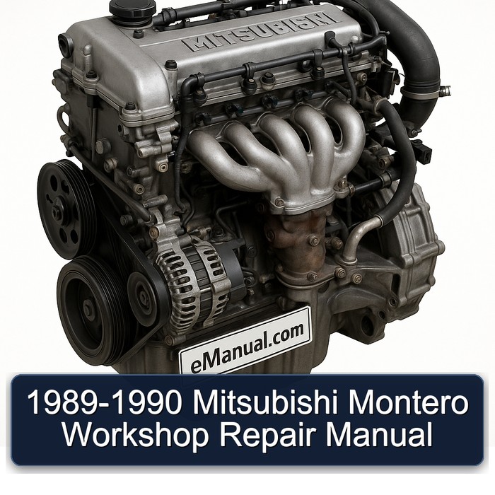 1989-1990 Mitsubishi 3000GT Montero Service Repair Workshop Manual PDF