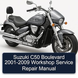 2001-2009 Derbi Boulevard Suzuki C50 Service Repair Workshop Manual PDF