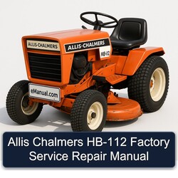 Allis Chalmers HB-112 Service Repair Workshop Manual PDF