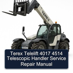 Terex Telelift 4017 4514 Telescopic Handler Service Repair Workshop Manual PDF
