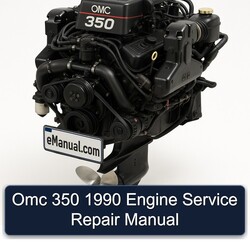 1990 Omc 350 Engine Service Repair Workshop Manual PDF