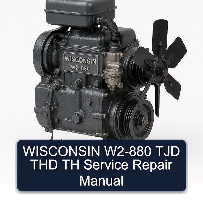 Wisconsin W2 880 W2-880 TJD THD TH Service Repair Workshop Manual PDF