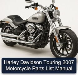 2007 Harley Davidson Touring Motorcycle Parts Catalog PDF