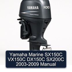 2003-2009 Yamaha Marine SX150C VX150C DX150C SX200C Service Repair Workshop Manual PDF