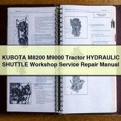 Manual de Servicio y Reparación - Tractores Kubota M8200 y M9000 - Sistema Hidráulico de Transmisión