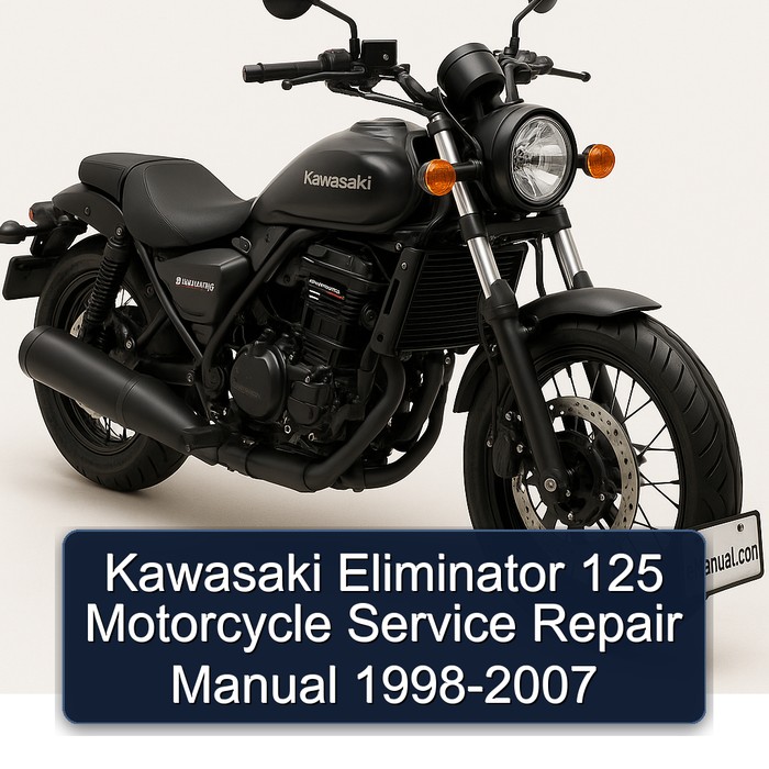 1998-2007 Kawasaki Eliminator 125 Motorcycle Service Repair Workshop Manual PDF
