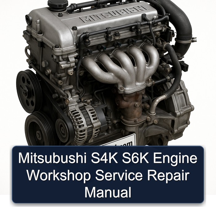 Mitsubishi 6 A Series Mitsubushi S4K S6K Engine Service Repair Workshop Manual PDF