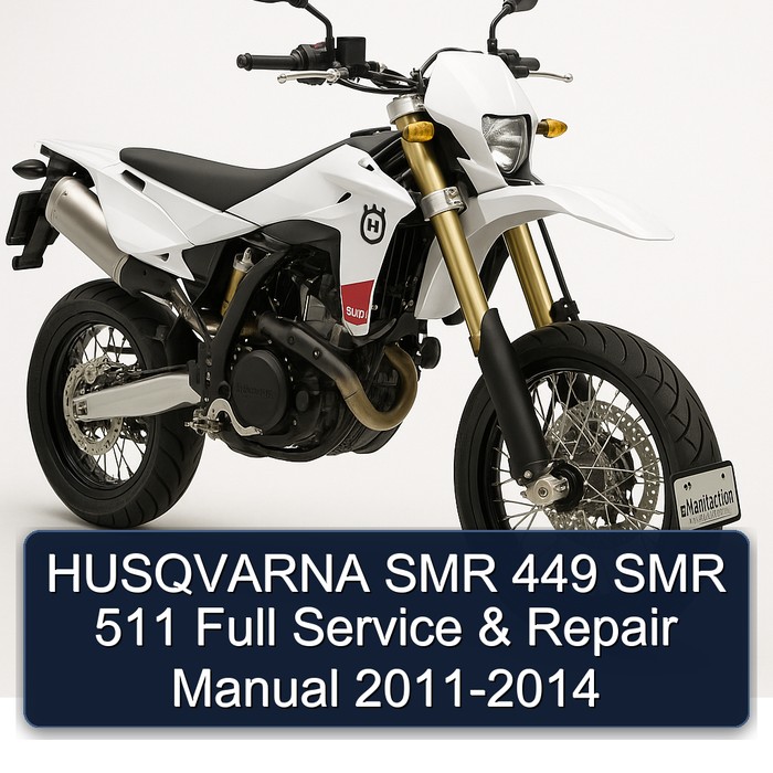 2011-2014 Husqvarna SMR Models 449 511 Service Repair Workshop Manual PDF