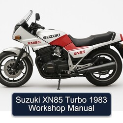 1983 Suzuki XN85 Turbo Service Repair Workshop Manual PDF