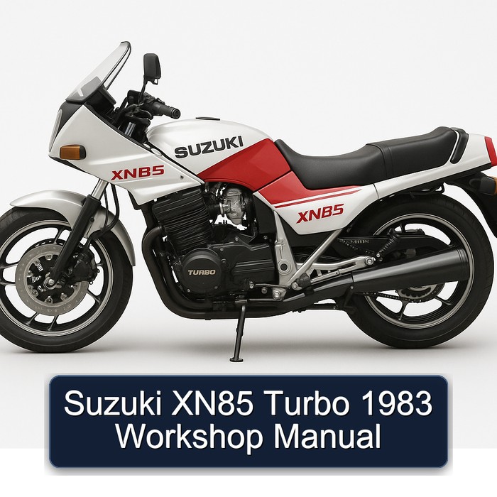 1983 Suzuki XN85 Turbo Service Repair Workshop Manual PDF