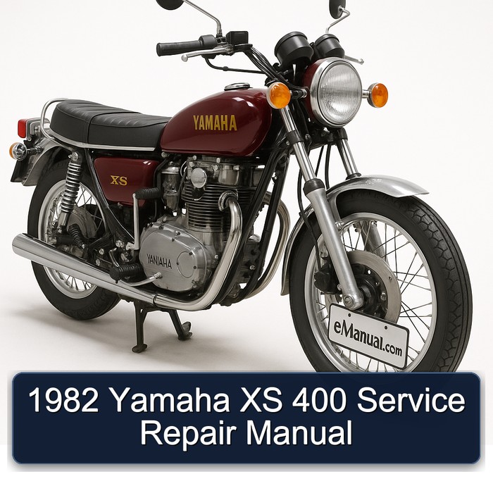 1982 Yamaha XS Models 400 Service Repair Workshop Manual PDF