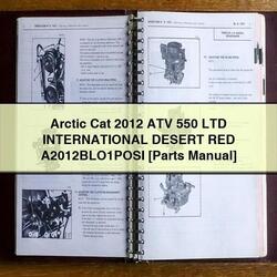 2012 Arctic CAT ATV 550 LTD International Desert RED A2012blo1posi [parts ] Parts Catalog PDF