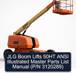 JLG Boom Lifts 50HT Ansi Illustrated Master (p/n 3120289) Parts Catalog PDF