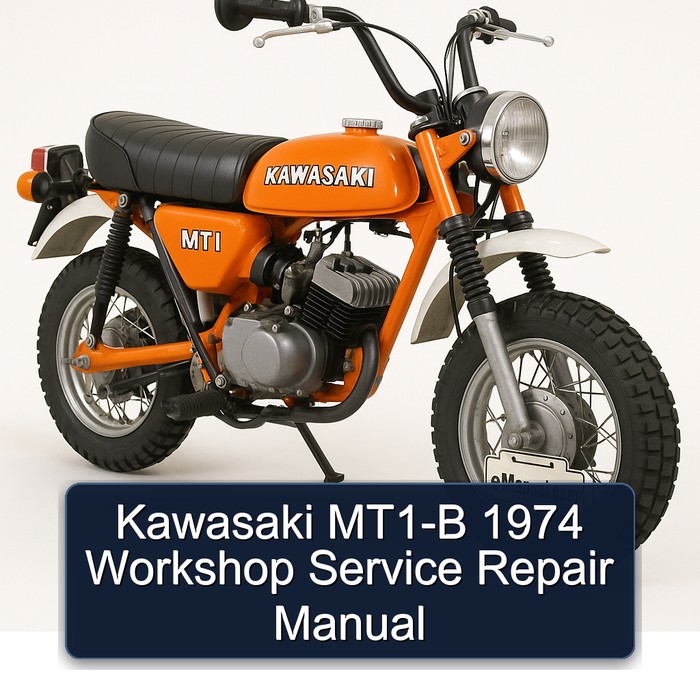 1974 Kawasaki MT1 Service Repair Workshop Manual PDF