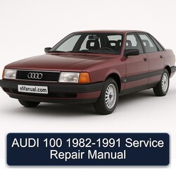 1982-1991 Audi 100 Service Repair Workshop Manual PDF