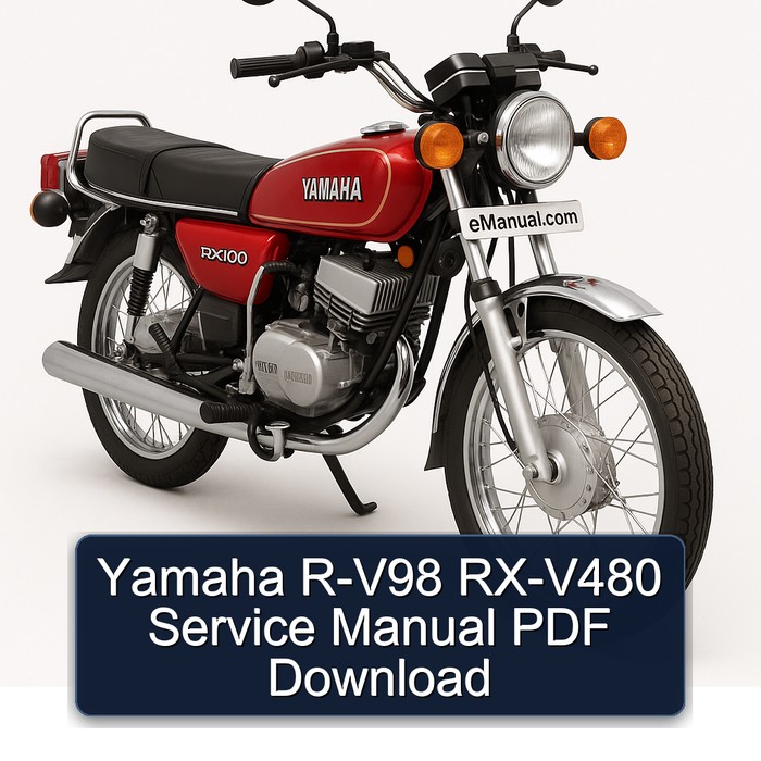 Yamaha RX Models R-V98 RX-V480 Service Repair Workshop Manual PDF
