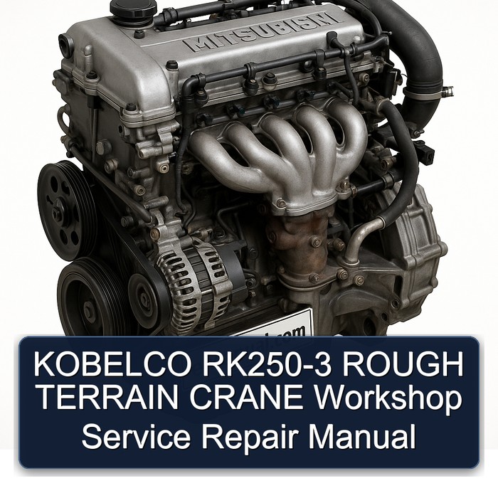 Mitsubishi 6 A Series Kobelco RK250-3 Rough Terrain Crane Service Repair Workshop Manual PDF